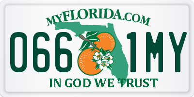 FL license plate 0661MY