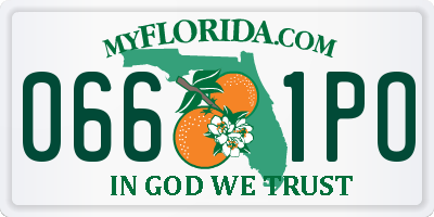 FL license plate 0661PO