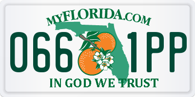 FL license plate 0661PP