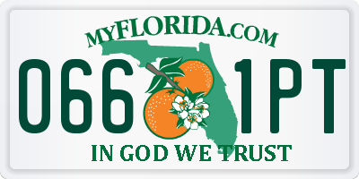 FL license plate 0661PT