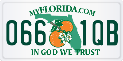 FL license plate 0661QB
