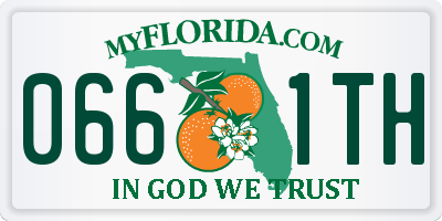 FL license plate 0661TH