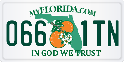 FL license plate 0661TN