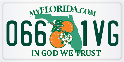 FL license plate 0661VG