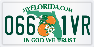 FL license plate 0661VR