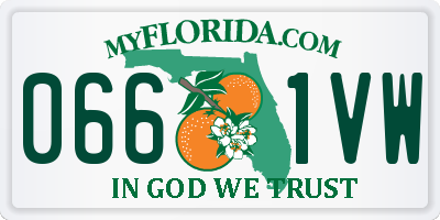 FL license plate 0661VW