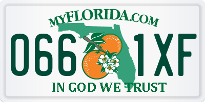FL license plate 0661XF