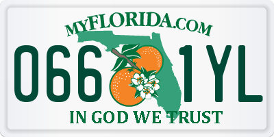 FL license plate 0661YL