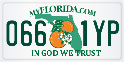 FL license plate 0661YP
