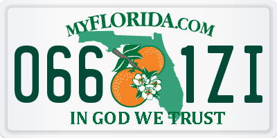 FL license plate 0661ZI