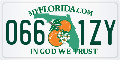 FL license plate 0661ZY