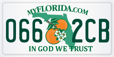 FL license plate 0662CB