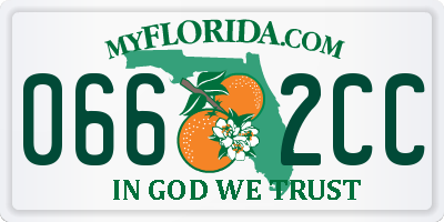 FL license plate 0662CC