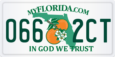 FL license plate 0662CT