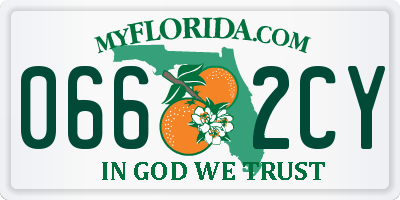 FL license plate 0662CY