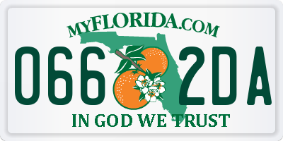 FL license plate 0662DA