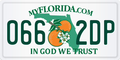 FL license plate 0662DP