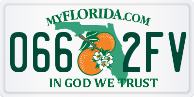 FL license plate 0662FV