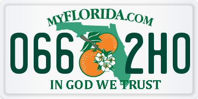 FL license plate 0662HO