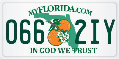 FL license plate 0662IY