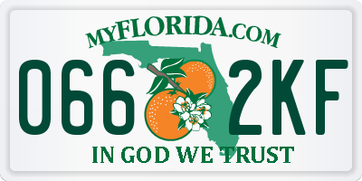 FL license plate 0662KF
