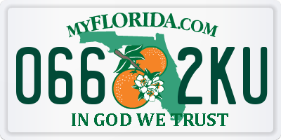 FL license plate 0662KU