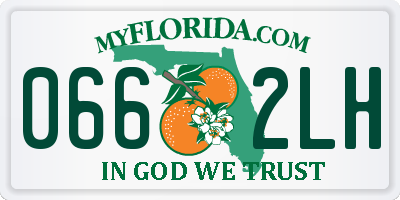 FL license plate 0662LH