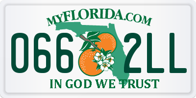 FL license plate 0662LL
