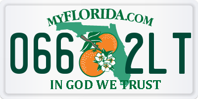 FL license plate 0662LT
