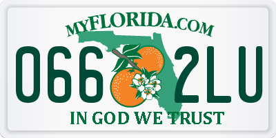 FL license plate 0662LU