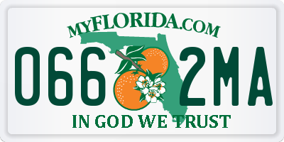 FL license plate 0662MA