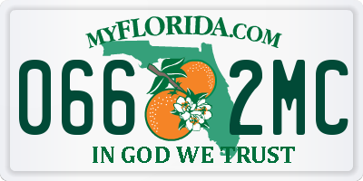 FL license plate 0662MC