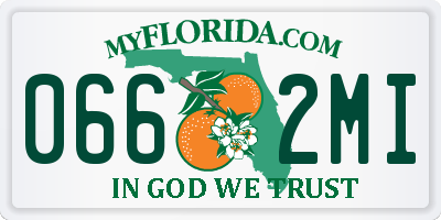 FL license plate 0662MI