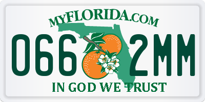 FL license plate 0662MM