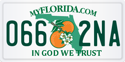 FL license plate 0662NA