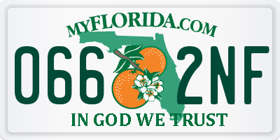 FL license plate 0662NF