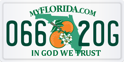 FL license plate 0662OG