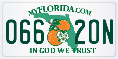 FL license plate 0662ON