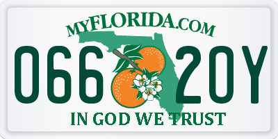 FL license plate 0662OY