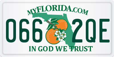 FL license plate 0662QE