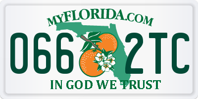 FL license plate 0662TC