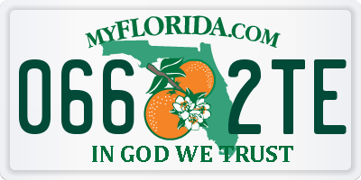 FL license plate 0662TE