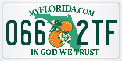FL license plate 0662TF