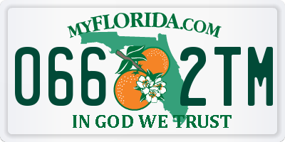 FL license plate 0662TM