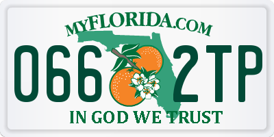 FL license plate 0662TP