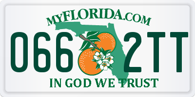 FL license plate 0662TT