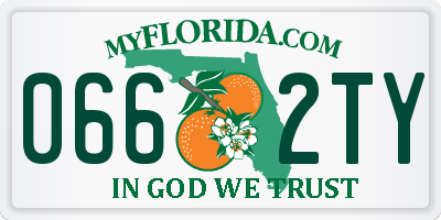 FL license plate 0662TY