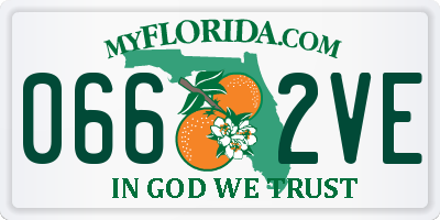 FL license plate 0662VE