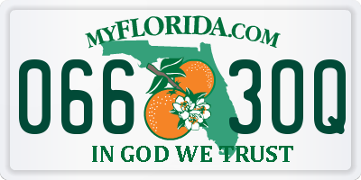 FL license plate 0663OQ