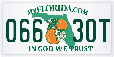FL license plate 0663OT